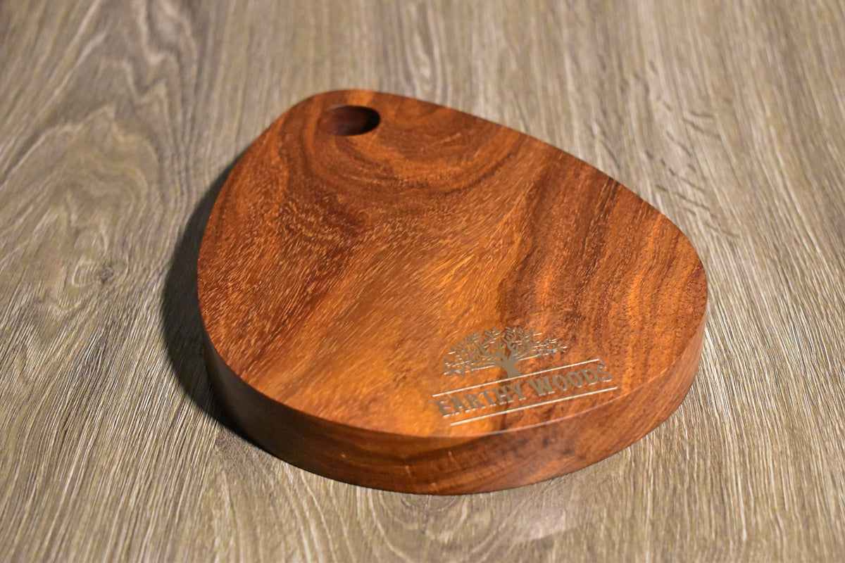 Tear Drop Rosewood Mini Chopping Board - product view 4