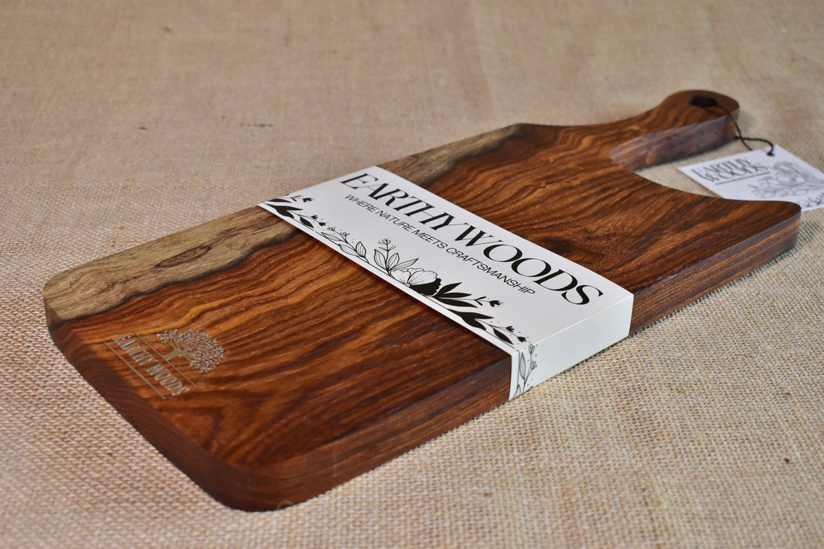Designer Indian Rosewood Chopping Board - product view 5