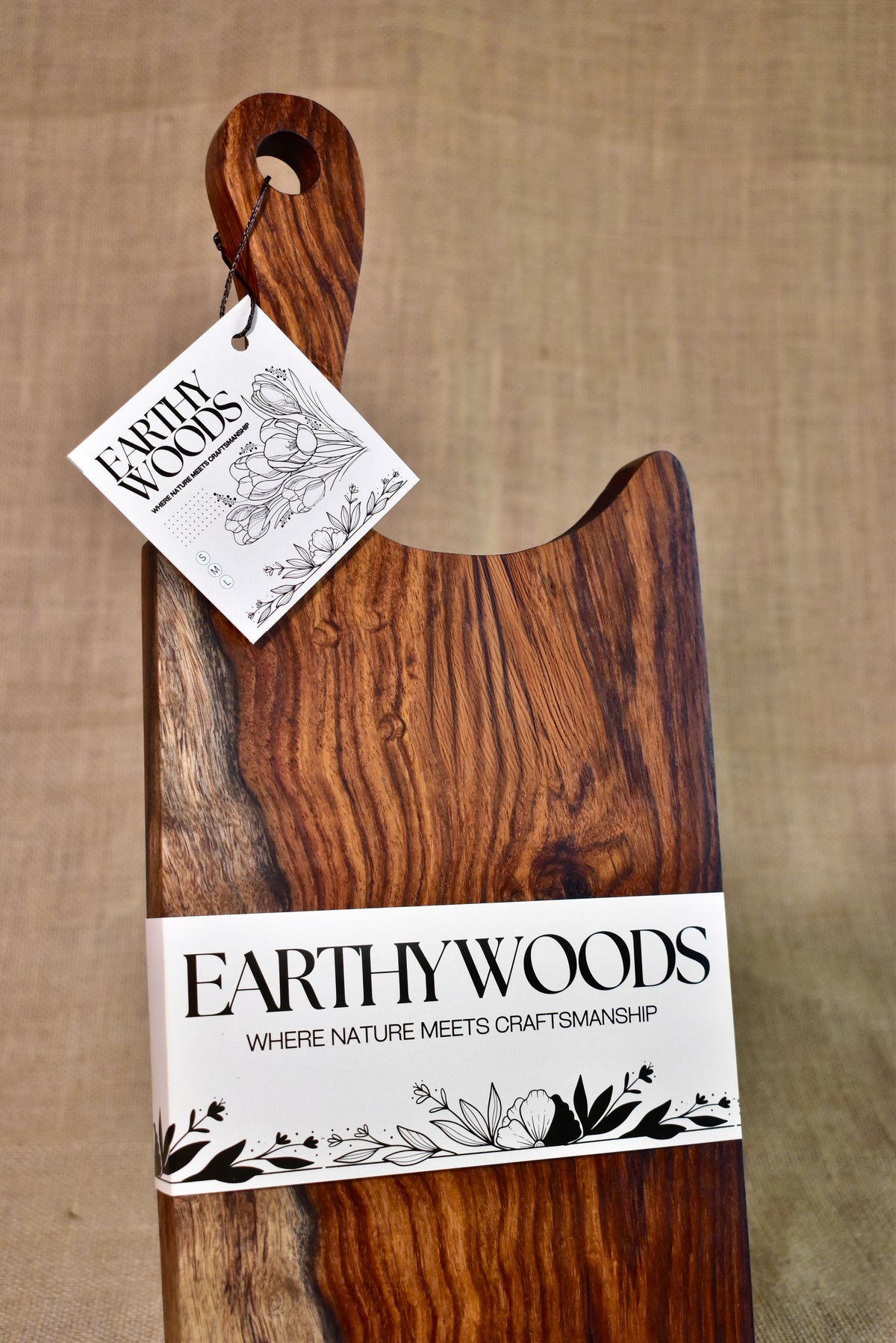 Designer Indian Rosewood Chopping Board - product view 2