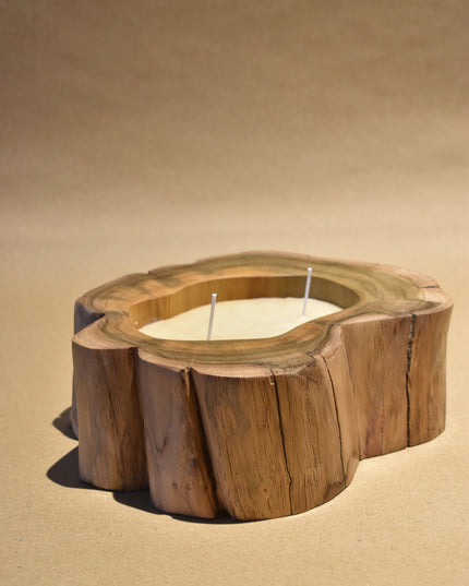 Teak Wood Candle Scented