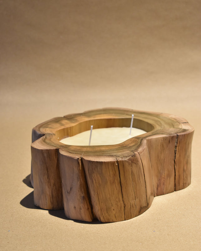Teak Wood Candle Scented