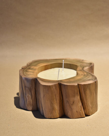 Teak Wood Candle Scented