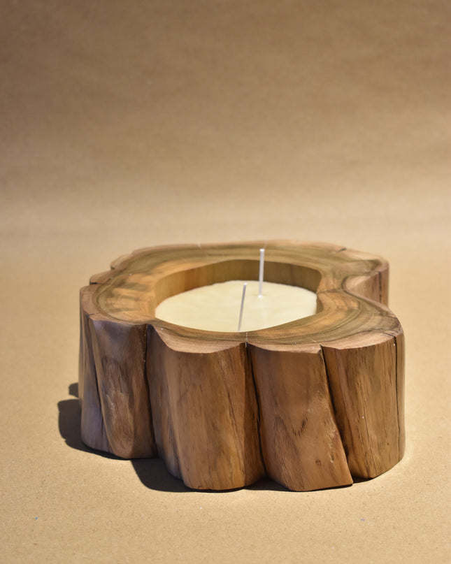Teak Wood Candle Scented
