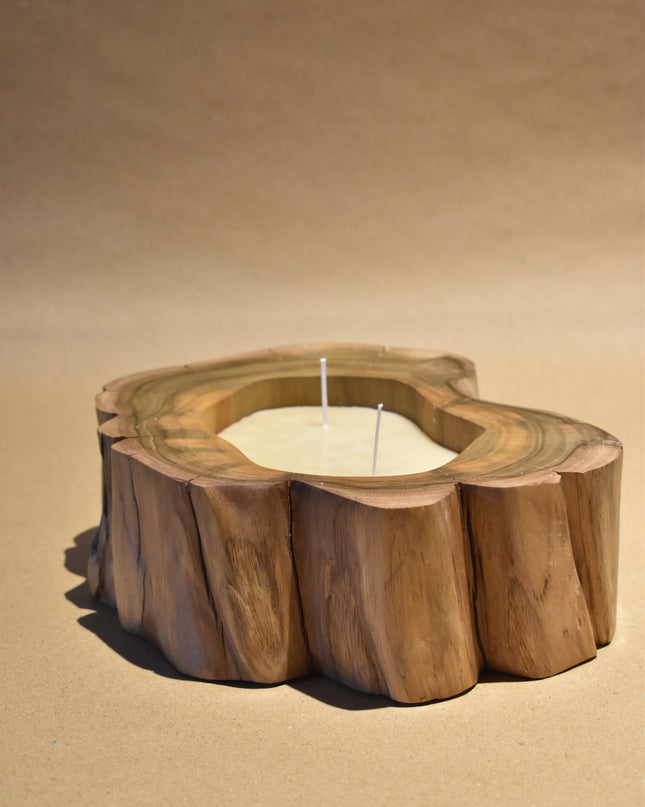 Teak Wood Candle Scented