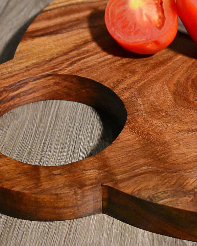 Indian Rosewood Premium Chopping Board – Handcrafted | Earthy Woods