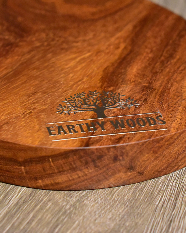 Earthy woods - Tear Drop Rose wood Mini Chopping Board
