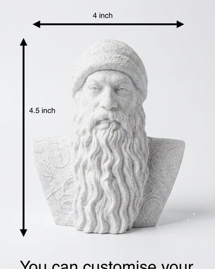 OSHO Inspired Spiritual Bust – Modern Home & Office Décor