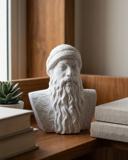 OSHO Inspired Spiritual Bust – Modern Home & Office Décor