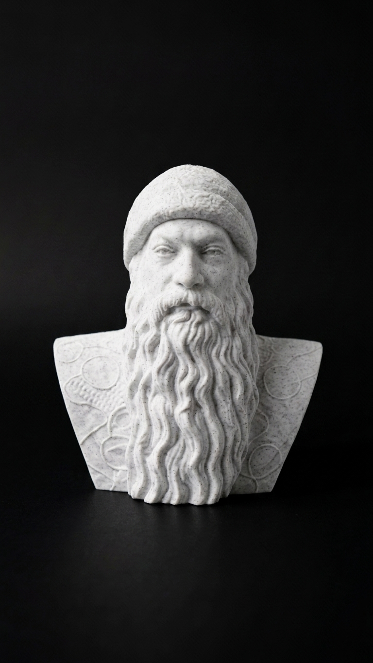 OSHO Inspired Spiritual Bust – Modern Home & Office Décor