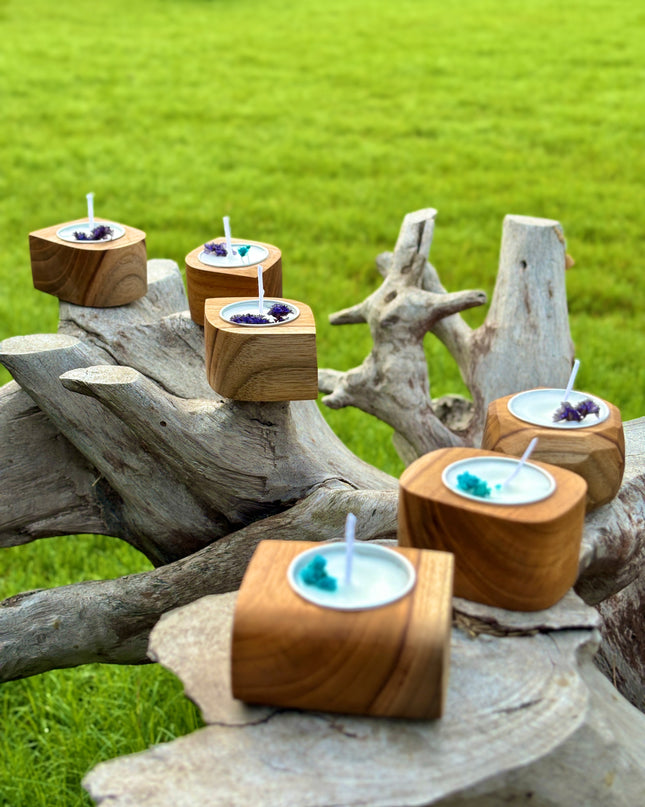 Mini Wooden Candle | 6 Unique Fragrances