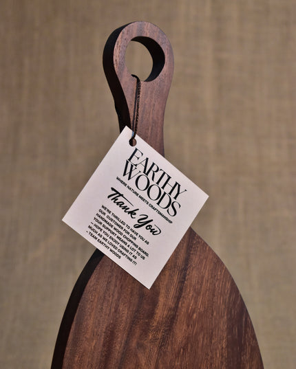 Handcrafted Indian Rosewood Chopping Board – Compact, Stylish & Naturally Durable