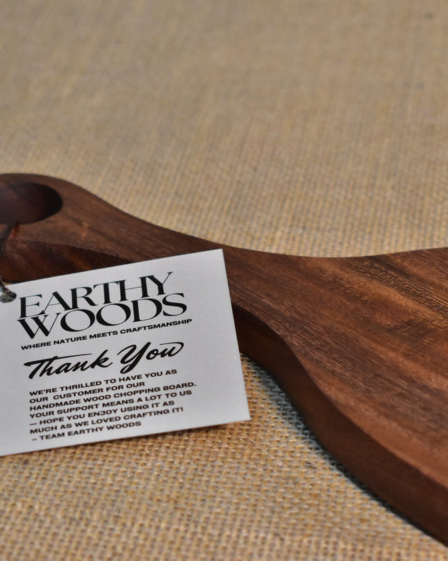 Handcrafted Indian Rosewood Chopping Board – Compact, Stylish & Naturally Durable