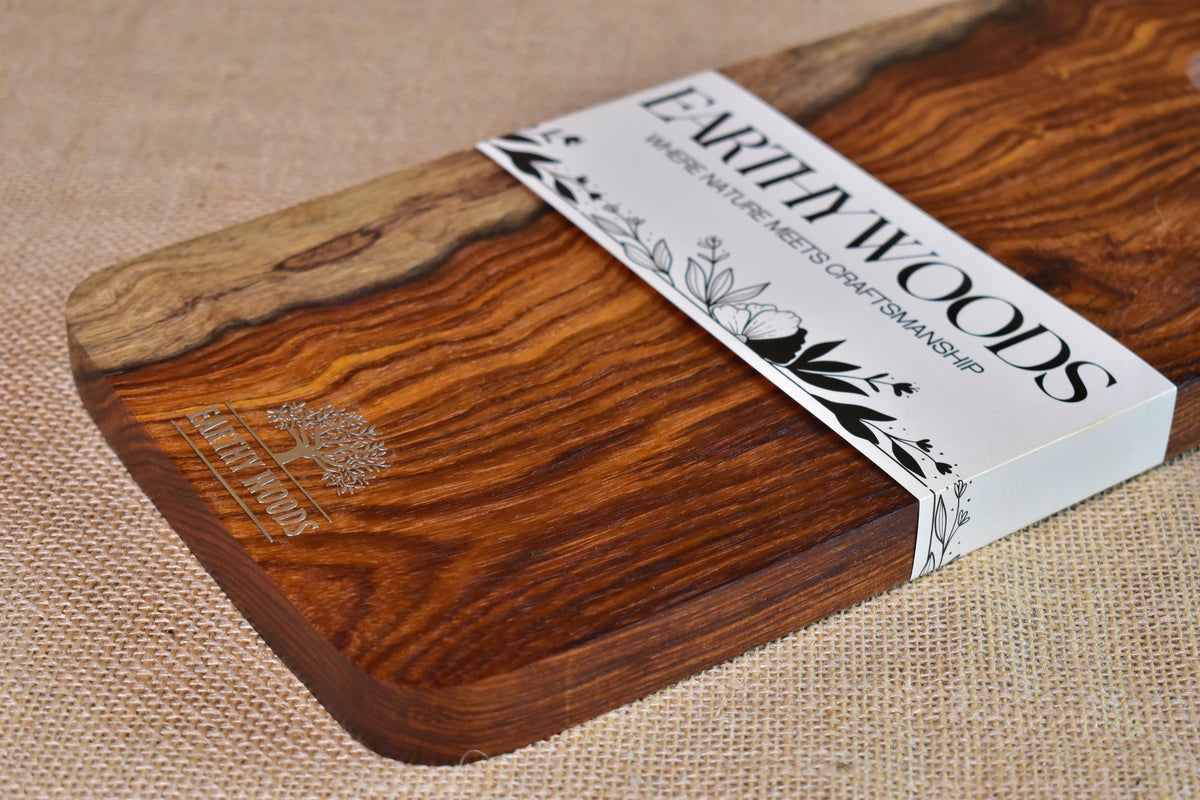 Designer Indian Rosewood Chopping Board - product view 4