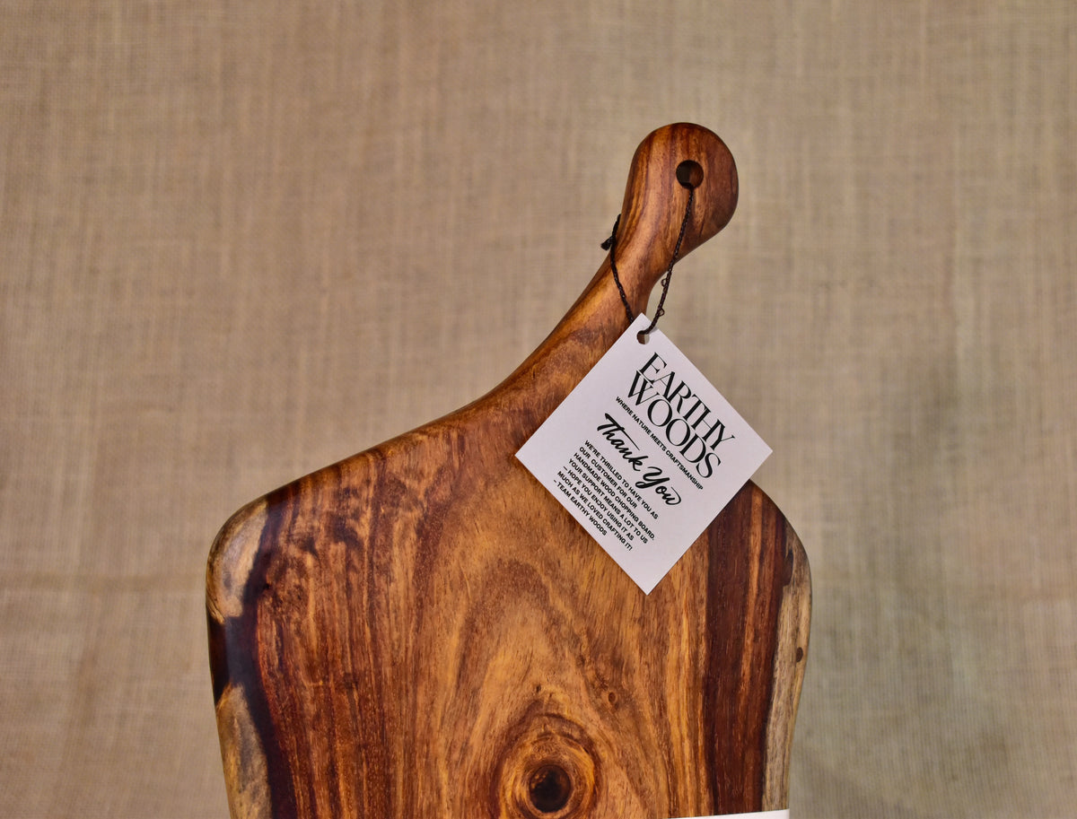 Handcrafted Indian Rosewood Chopping Board - product view 2