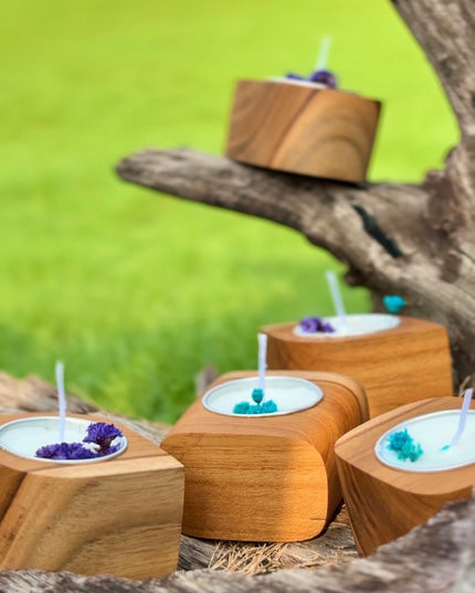 Mini Wooden Candle | 6 Unique Fragrances