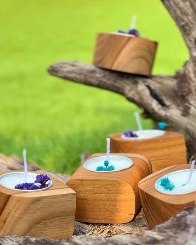 Mini Wooden Candle | 6 Unique Fragrances