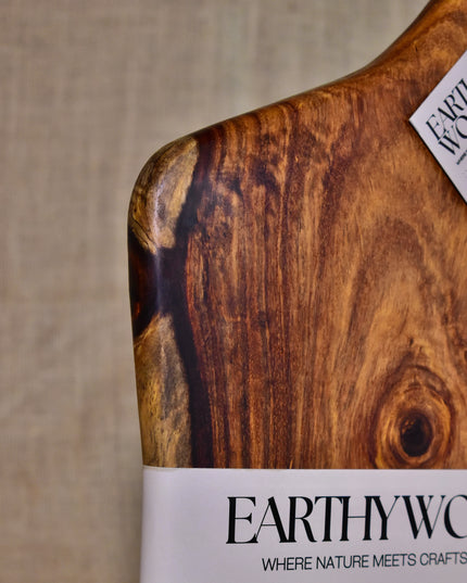 Premium Indian Rosewood Chopping Board – Handcrafted by Earthy Woods