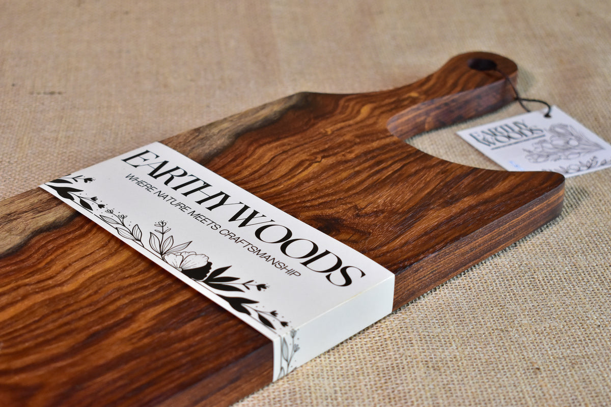 Designer Indian Rosewood Chopping Board - product view 3