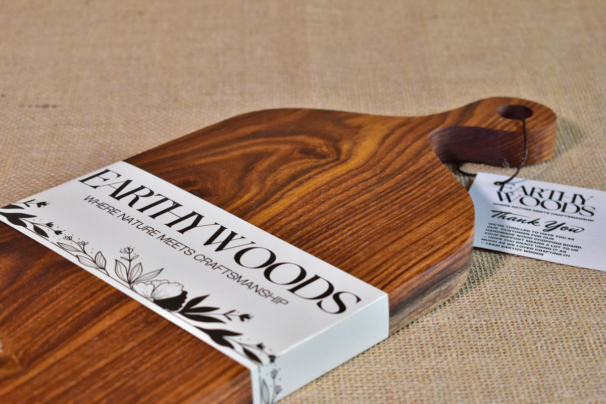 Elegant Indian Rosewood Chopping Board - product view 4
