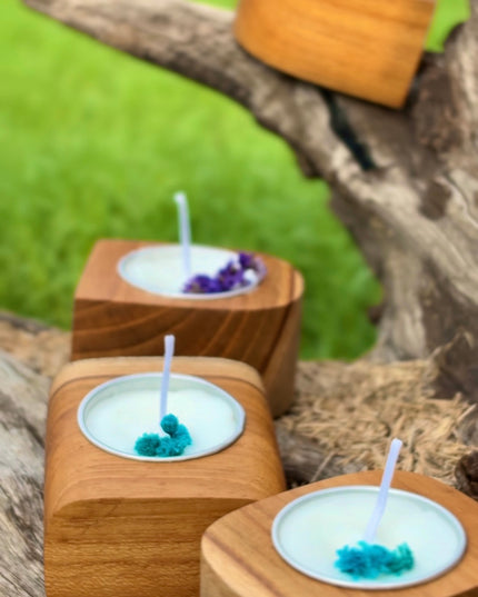 Mini Wooden Candle | 6 Unique Fragrances