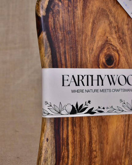 Premium Indian Rosewood Chopping Board – Handcrafted by Earthy Woods