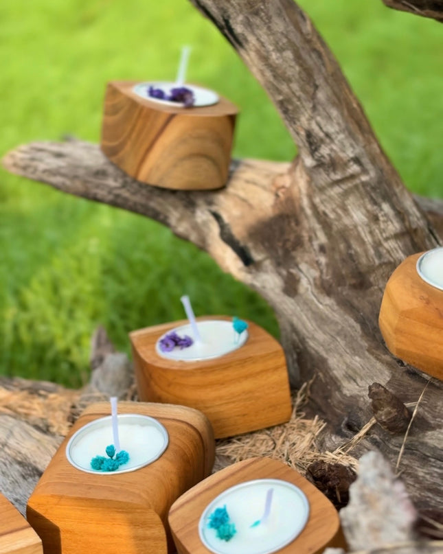Mini Wooden Candle | 6 Unique Fragrances